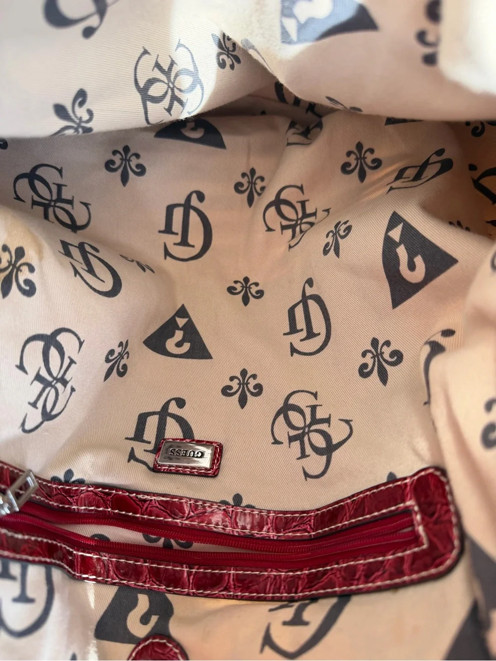Y2K Vintage Guess tote